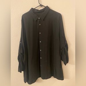 Black SHEIN button down.